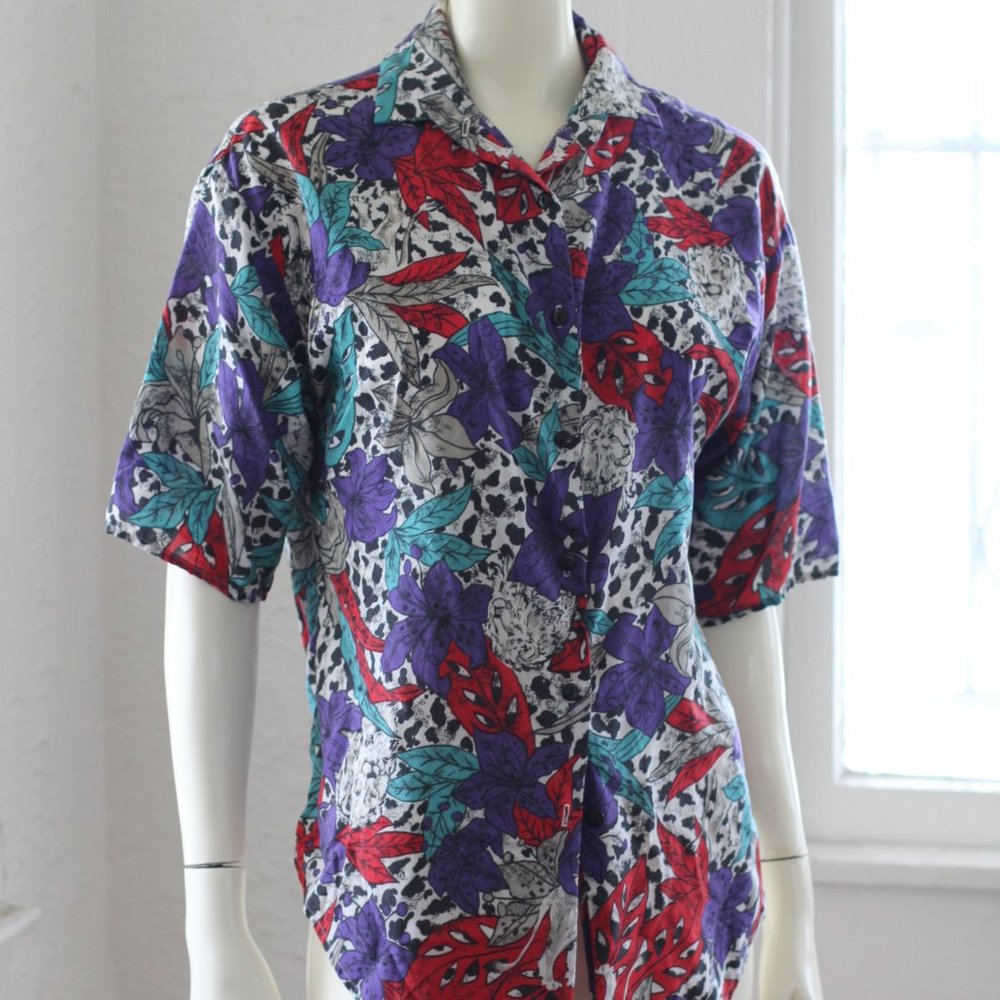 vintage button up shirt